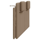 gavlpude Viana 160 cm kunstlæder cappuccinofarvet