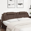 gavlpude Viana 200 cm kunstlæder brun