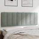 gavlpude Hanko 137 cm velour lysegrå