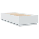 sengeramme 90x200 cm konstrueret træ hvid