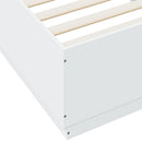 sengeramme 90x200 cm konstrueret træ hvid