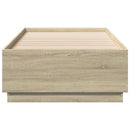 sengeramme 90x200 cm konstrueret træ sonoma-eg