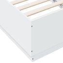 sengeramme 75x190 cm konstrueret træ hvid
