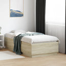 sengeramme 75x190 cm konstrueret træ sonoma-eg