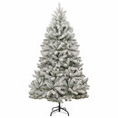 kunstigt juletræ 300 LED'er og kuglesæt hængslet 180 cm