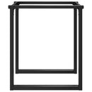 bordben til spisebord 70x70x73 cm O-stel stål