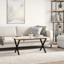 bordben til sofabord 90x30x43 cm X-stel stål