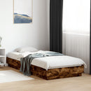 sengeramme 100x200 cm uden madras konstrueret træ røget eg