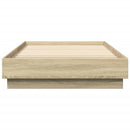 sengeramme 90x200 cm uden madras konstrueret træ sonoma-eg