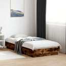sengeramme 75x190 cm uden madras konstrueret træ røget eg