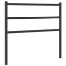 udskiftningsgavl 100 cm metal sort