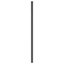 udskiftningsgavl 180 cm metal sort
