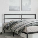 udskiftningsgavl 180 cm metal sort