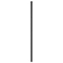 udskiftningsgavl 193 cm metal sort
