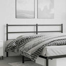 udskiftningsgavl 193 cm metal sort