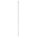udskiftningsgavl 75 cm metal hvid