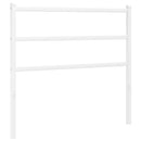 udskiftningsgavl 107 cm metal hvid