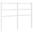 udskiftningsgavl 120 cm metal hvid