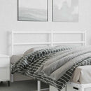 udskiftningsgavl 160 cm metal hvid