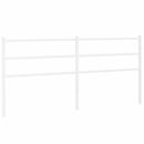 udskiftningsgavl 193 cm metal hvid