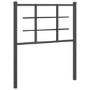 udskiftningsgavl 75 cm metal sort