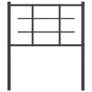 udskiftningsgavl 75 cm metal sort