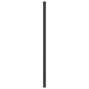 udskiftningsgavl 75 cm metal sort
