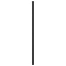 udskiftningsgavl 180 cm metal sort