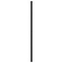 udskiftningsgavl 193 cm metal sort