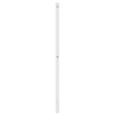 udskiftningsgavl 100 cm metal hvid