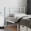 udskiftningsgavl 107 cm metal hvid