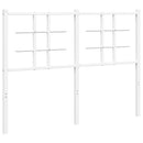 udskiftningsgavl 120 cm metal hvid