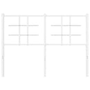 udskiftningsgavl 120 cm metal hvid