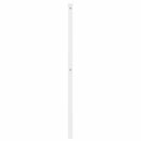 udskiftningsgavl 135 cm metal hvid