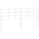 udskiftningsgavl 180 cm metal hvid