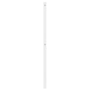 udskiftningsgavl 200 cm metal hvid
