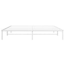 sengeramme 193x203 cm metal hvid