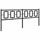 udskiftningsgavl 193 cm metal sort
