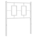 udskiftningsgavl 75 cm metal hvid