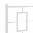 udskiftningsgavl 75 cm metal hvid