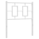 udskiftningsgavl 80 cm metal hvid