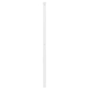 udskiftningsgavl 120 cm metal hvid