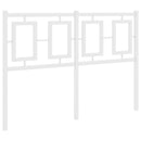 udskiftningsgavl 120 cm metal hvid