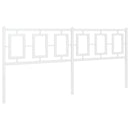 udskiftningsgavl 180 cm metal hvid