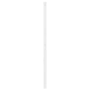 udskiftningsgavl 193 cm metal hvid
