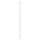 udskiftningsgavl 200 cm metal hvid