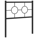 udskiftningsgavl 75 cm metal sort