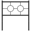 udskiftningsgavl 75 cm metal sort