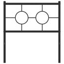 udskiftningsgavl 80 cm metal sort