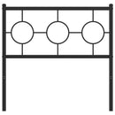 udskiftningsgavl 90 cm metal sort